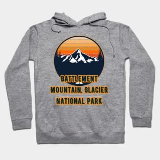 Battlement Mountain, Glacier National Park Hoodie